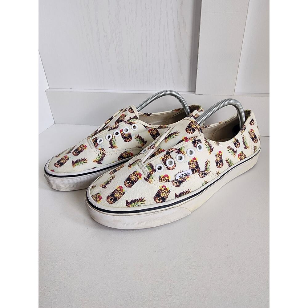 Vans‎ Drained and Confused Pineapple Skull Skate Shoes Men 9/Women 10.5